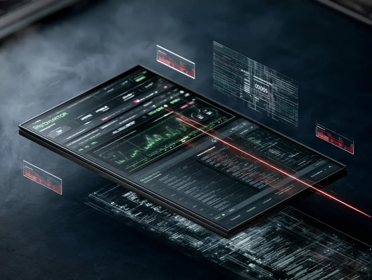 Team reviewing a digital project dashboard 1